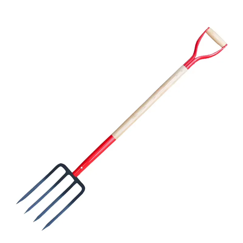 Spade Digging Fork - Garpu Besi Baja Empat Gigi untuk