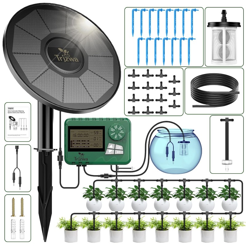Automatic Plant Waterer - Peralatan irigasi tenaga surya, peralatan irigasi