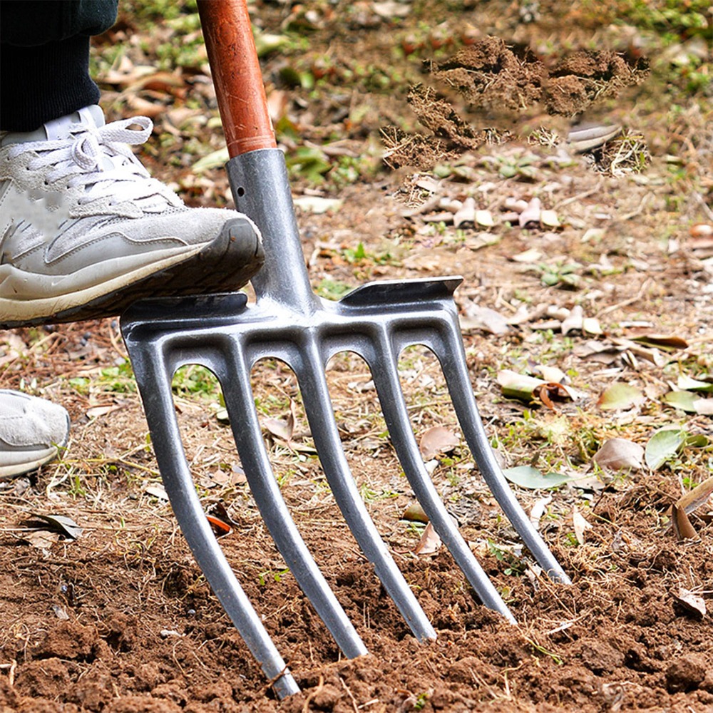 Spade Digging Fork - Garpu Penggali Baja Karbon Tinggi yang