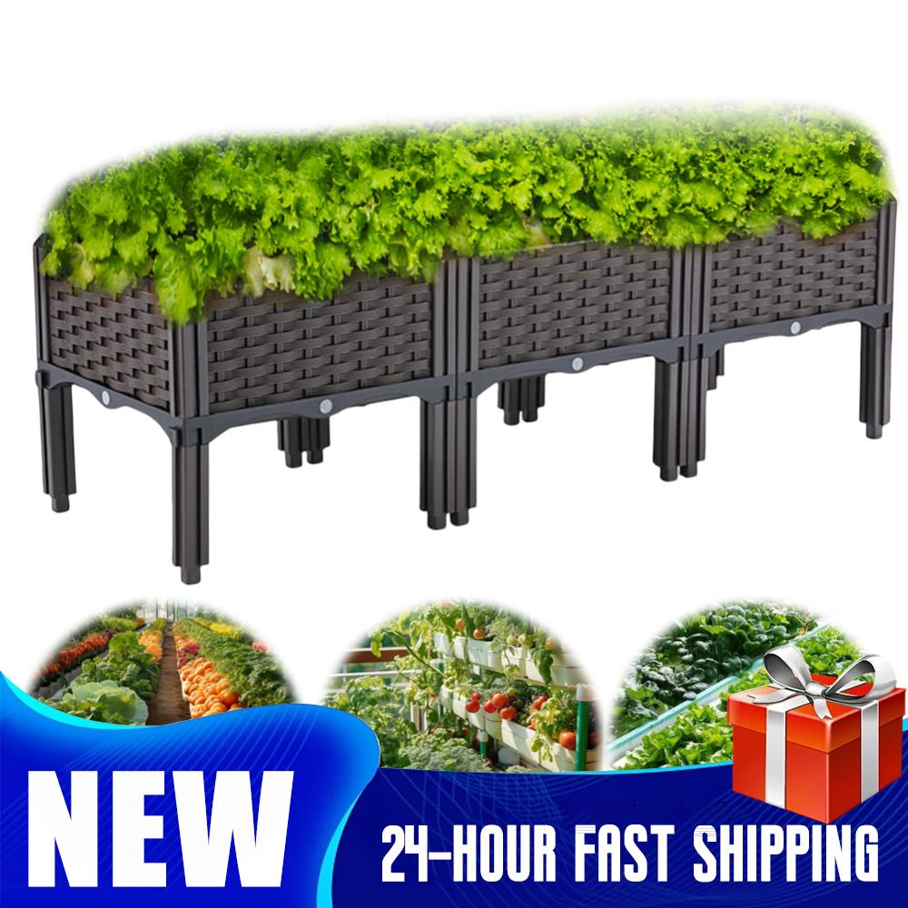 Self-Watering Planter - Kotak Tanam Terangkat dengan Drainase dan
