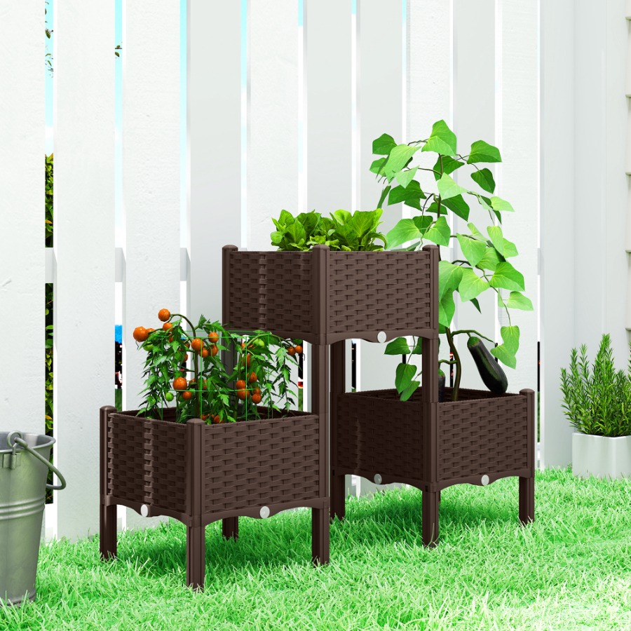 Kotak Tanaman Tinggi Berbahan  - Self-Watering Planter ulasan dan harga