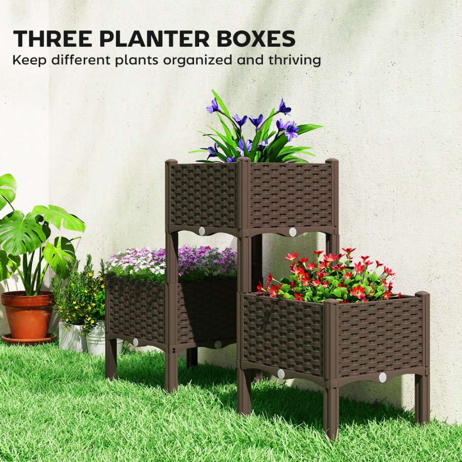 Kotak Tanaman Tinggi Berbahan  - Self-Watering Planter ulasan dan harga