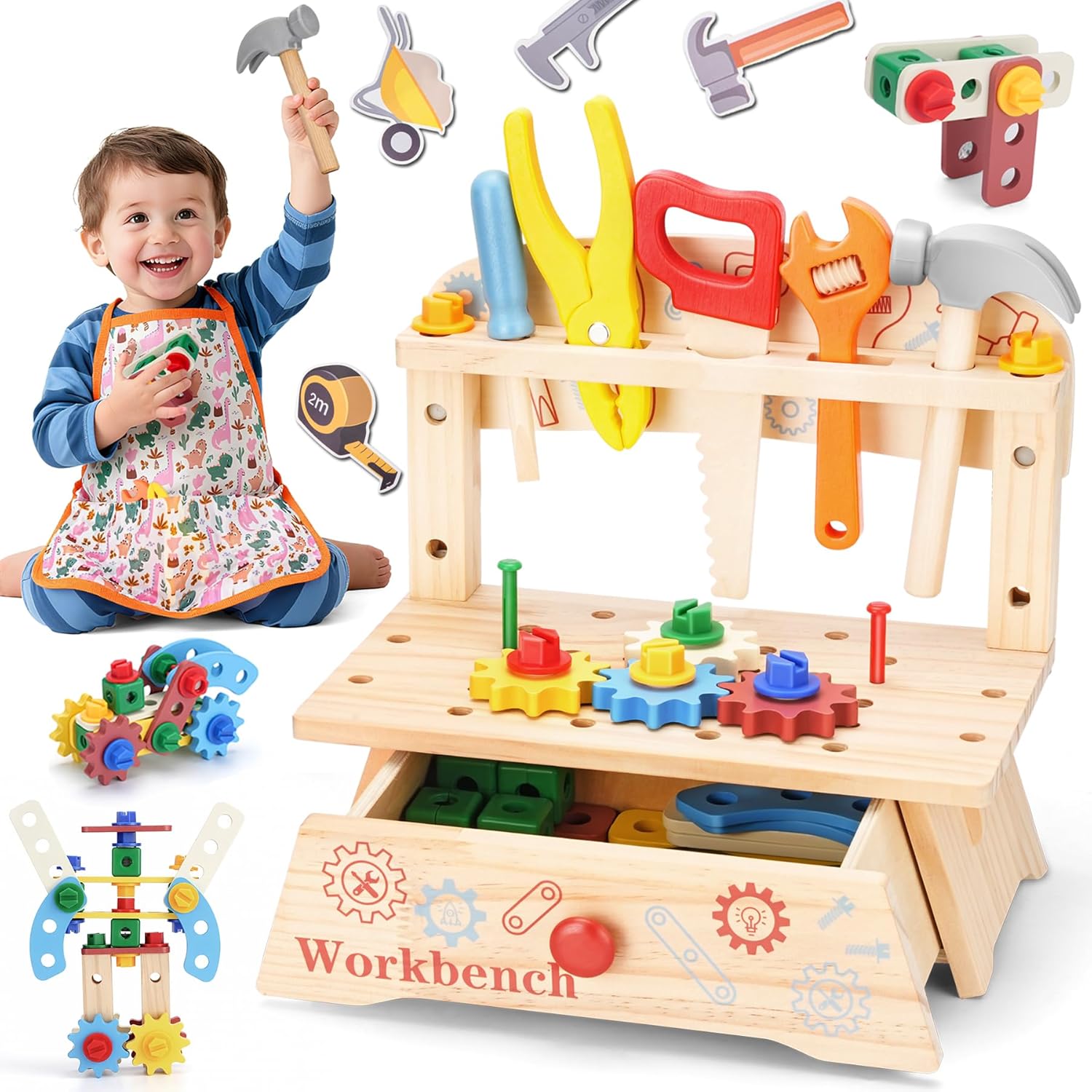 Bangku Perkakas Kayu untuk Ana - Gardening Tools Girls ulasan dan harga