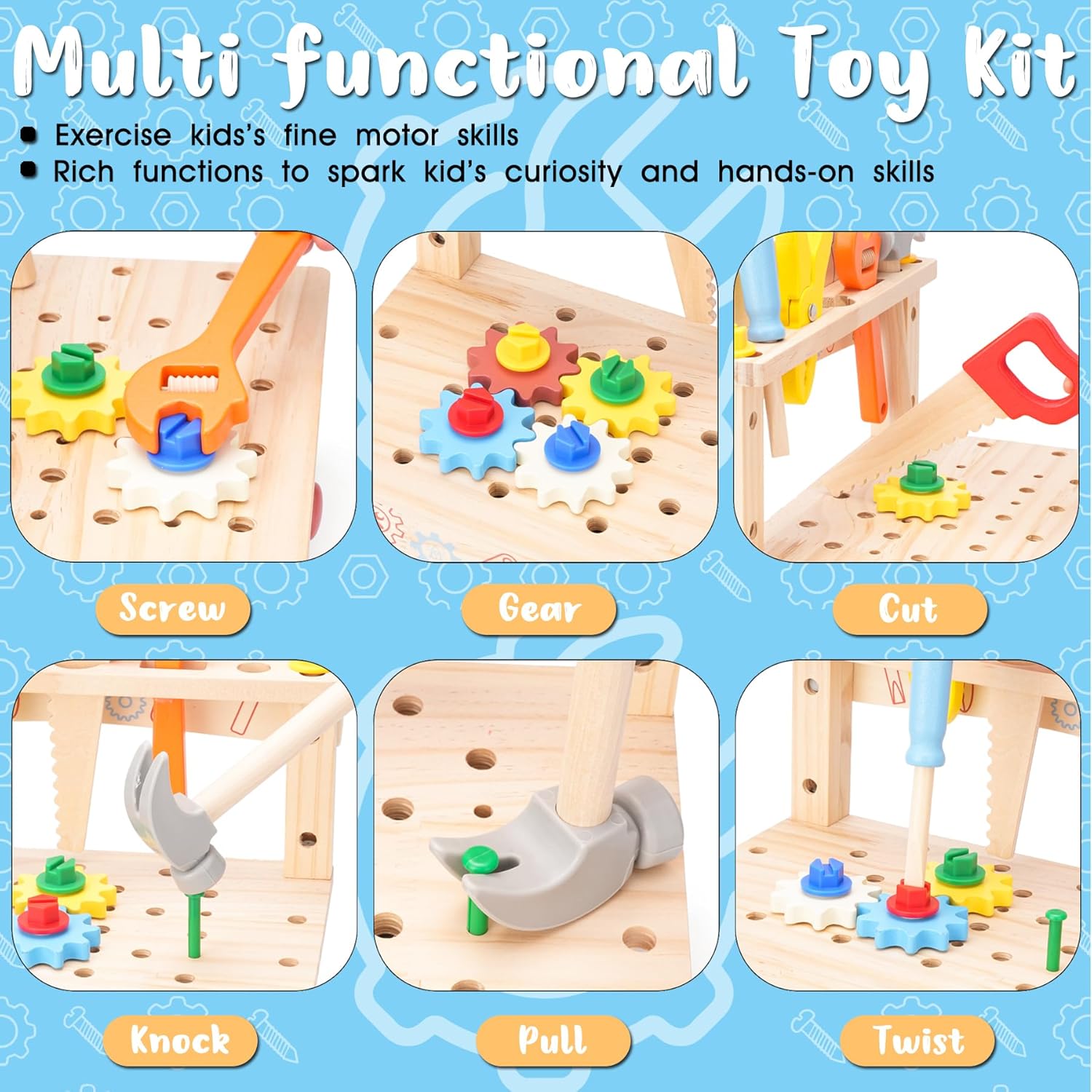 Bangku Perkakas Kayu untuk Ana - Gardening Tools Girls ulasan dan harga
