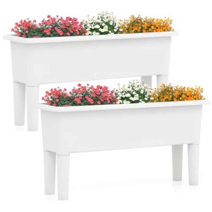 Set 2 Pot Tanaman Tinggi untuk - Self-Watering Planter ulasan dan harga