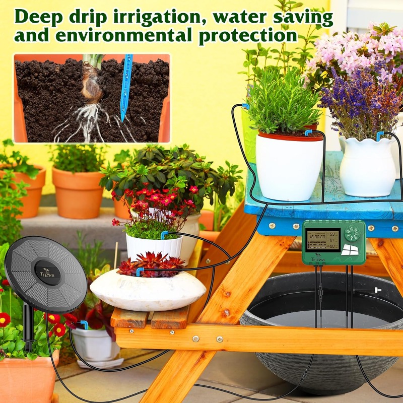 Peralatan irigasi tenaga surya - Automatic Plant Waterer ulasan dan harga
