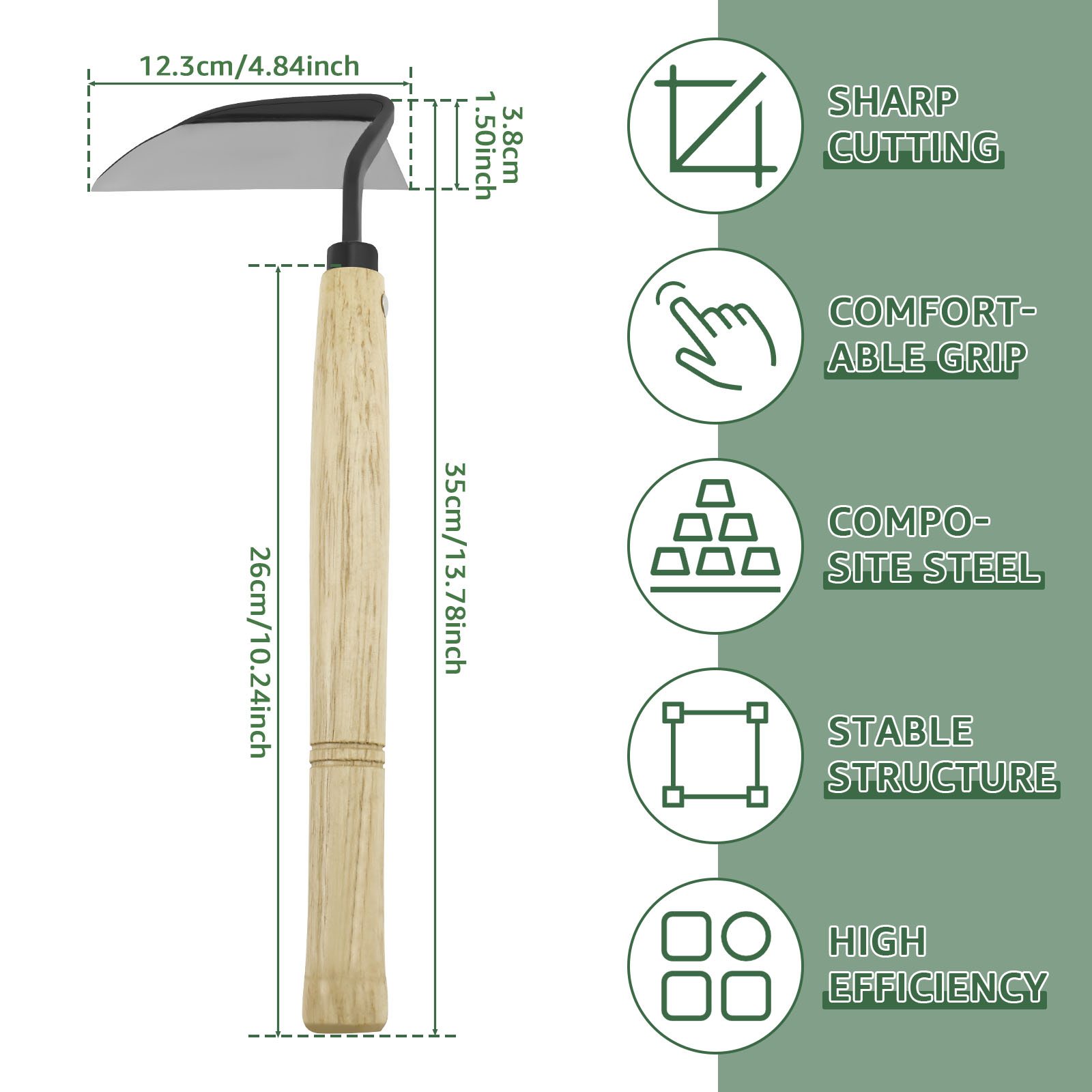 Sabit Pemotong Rumput Gaya Jep - Gardening Hand Tools Japanese ulasan dan harga