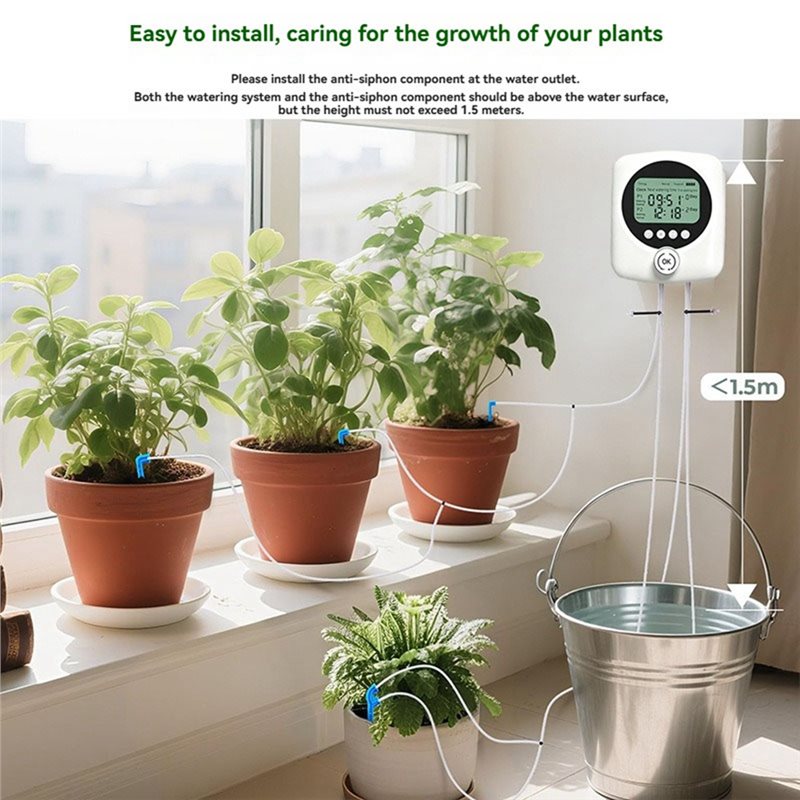 ALIM-Untuk 30 Tanaman Pot, Sis - Automatic Plant Waterer ulasan dan harga