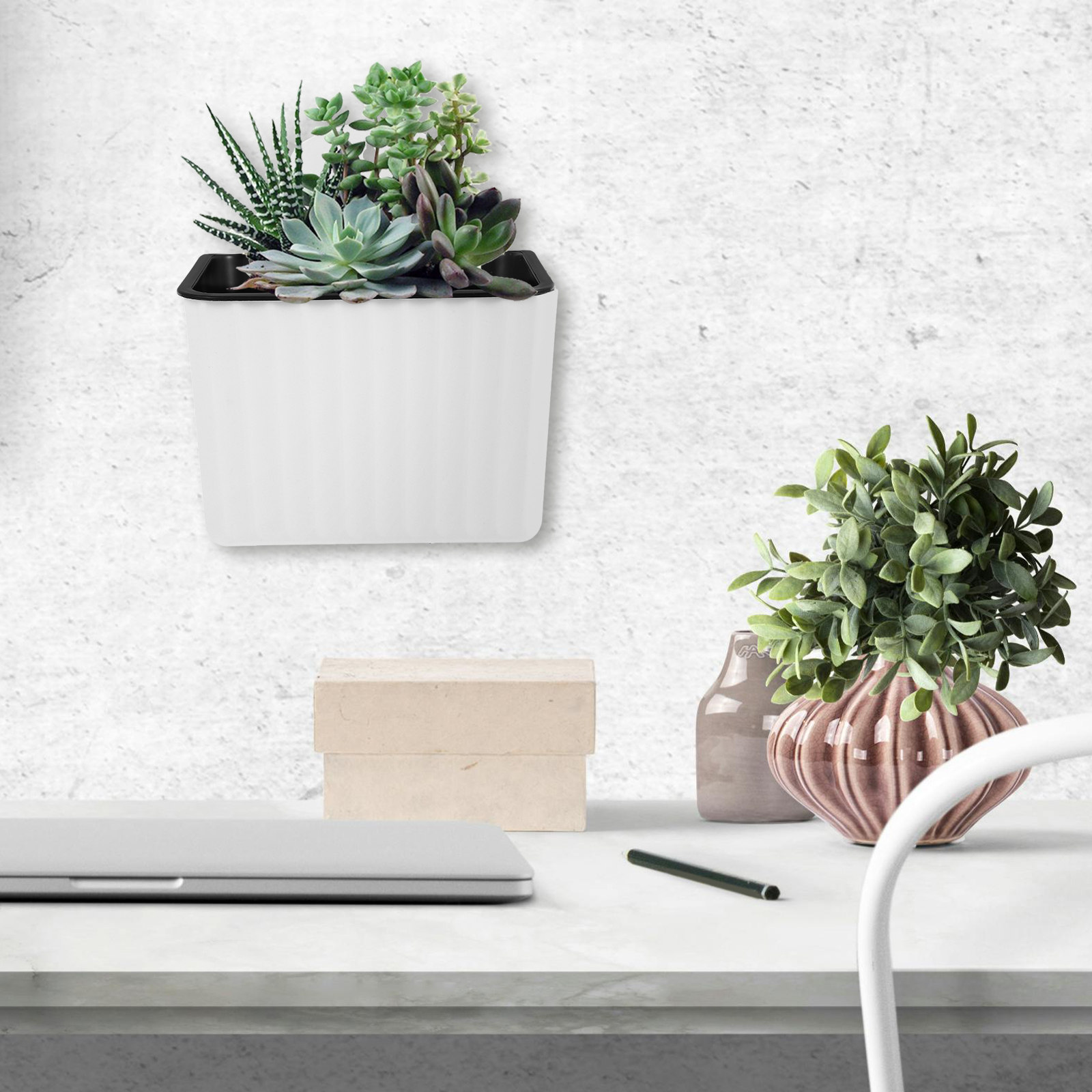 2 Buah Pot Bunga Gantung Dindi - Self-Watering Planter ulasan dan harga
