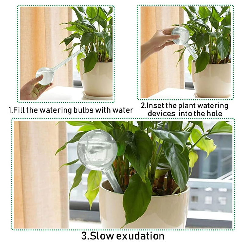 5/10 buah bohlam penyiram tana - Automatic Plant Waterer ulasan dan harga