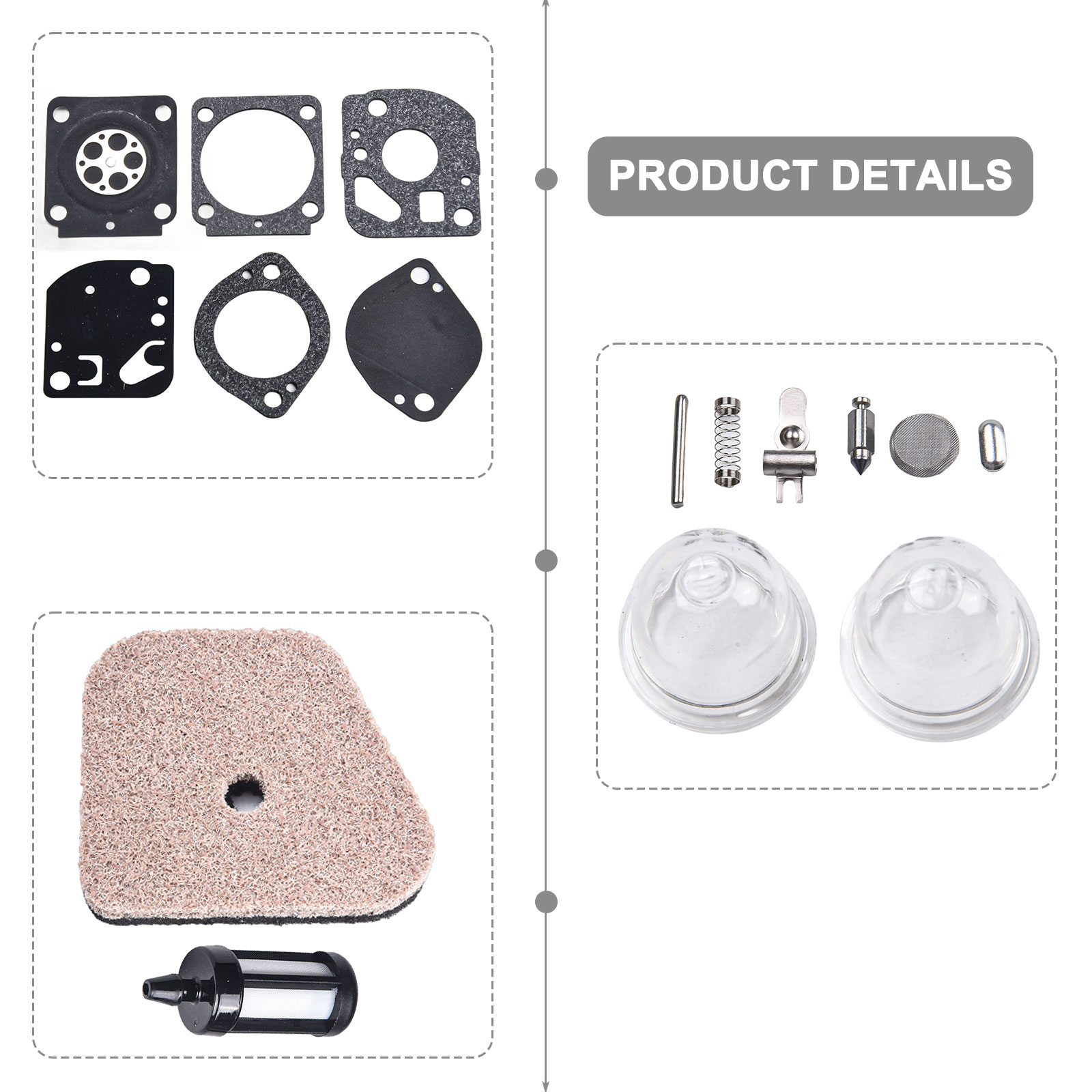 Kit Servis Karburator untuk Be - Gardening Tools Essential ulasan dan harga